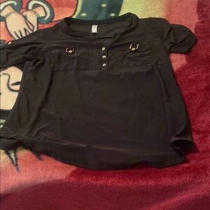 PerSeption Concept Black Button Down Kids Shirt